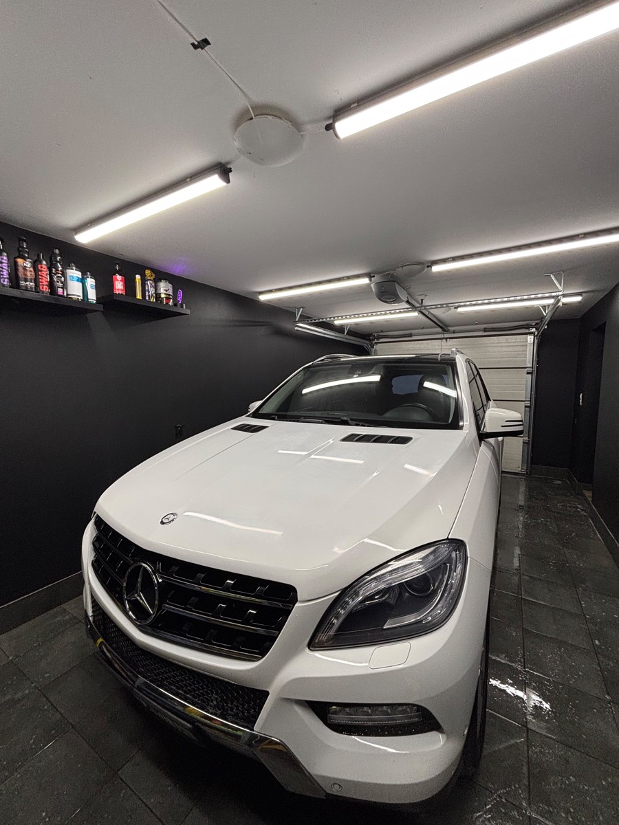 Mercedes ML po detailingu w studiu SEGENT